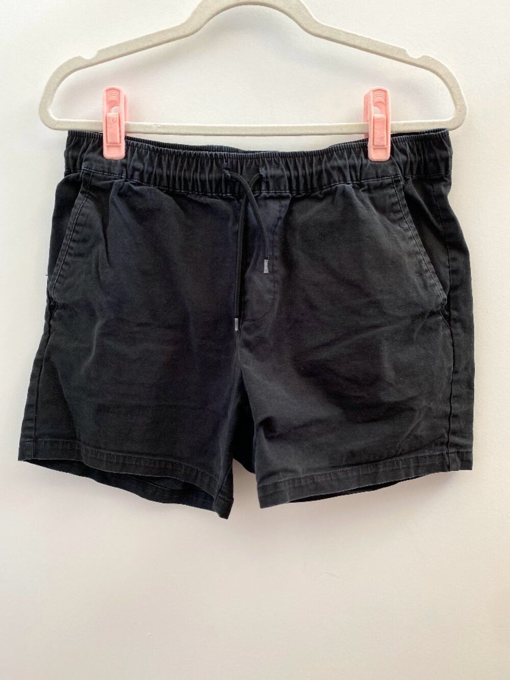 ASOS Design Black Drawstring Shorts - Size Medium